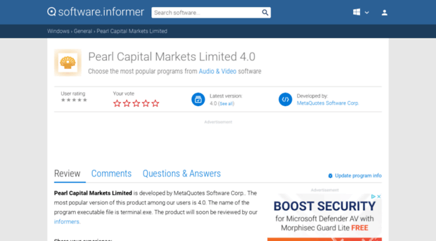 pearl-capital-markets-limited.software.informer.com