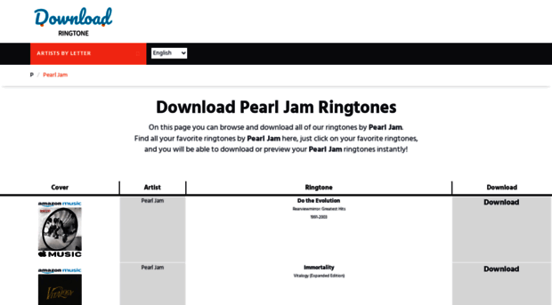 pearljam.download-ringtone.com