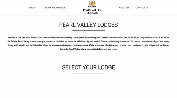 pearlvalleylodges.com