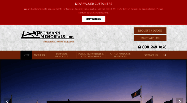 pechmannmemorials.com
