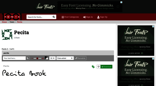 pecita.1001fonts.com