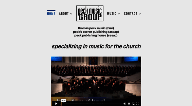 peckmusicgroup.com