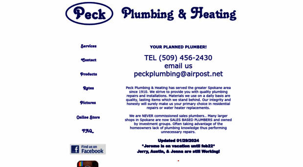 peckplumbing.com