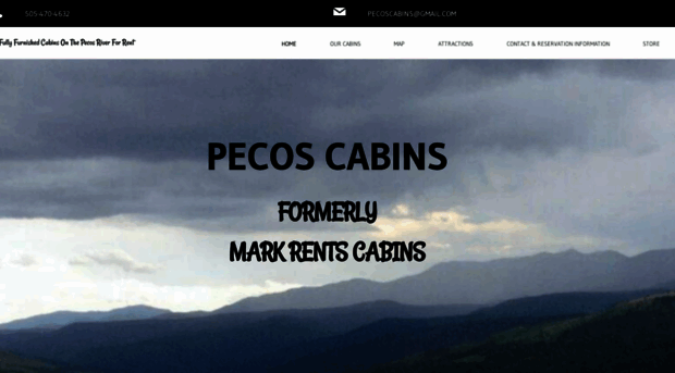 pecoscabins.com