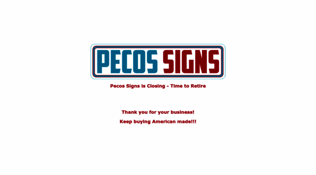 pecossigns.com