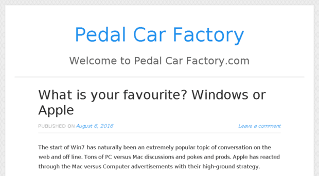 pedalcarfactory.com