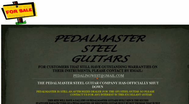 pedalmastersteelguitar.com