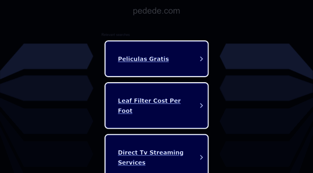 pedede.com