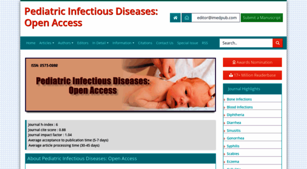 pediatric-infectious-disease.imedpub.com