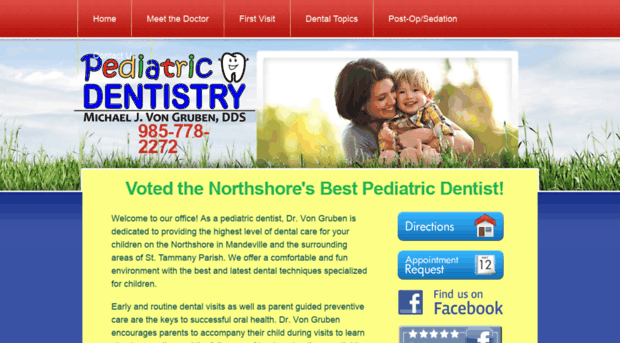 pediatricdentistmandeville.com