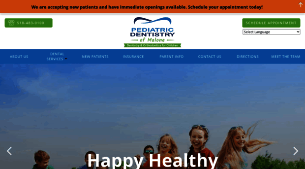 pediatricdentistrymalone.com