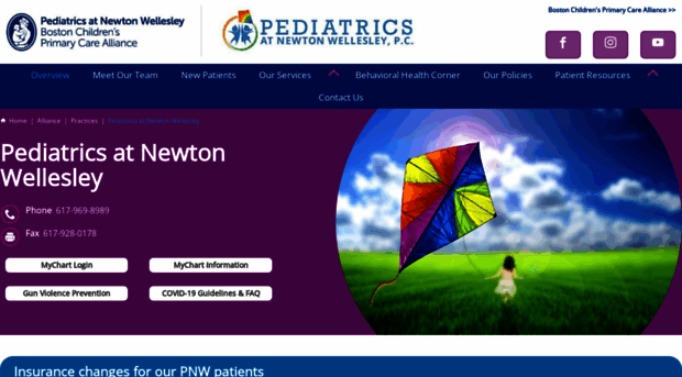 pediatricsatnewtonwellesley.com