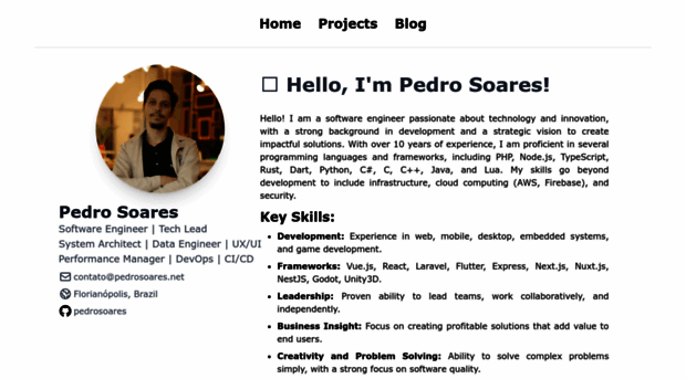 pedrosoares.net