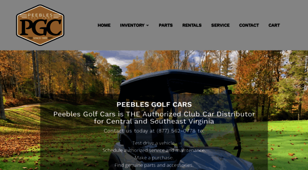 peeblesgolfcars.com