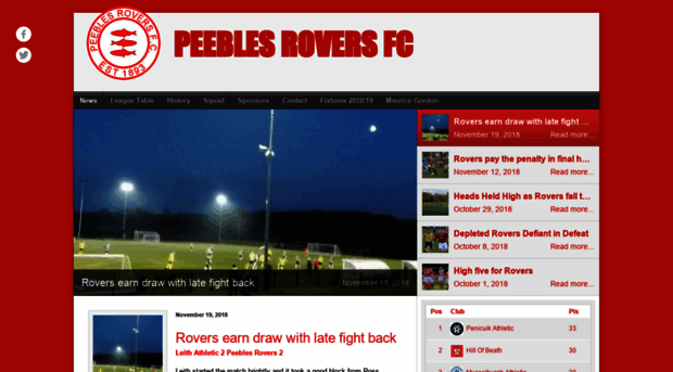 peeblesrovers.com