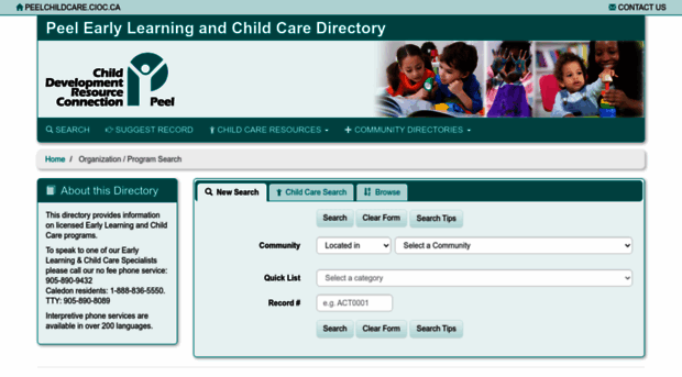 peelchildcare.cioc.ca