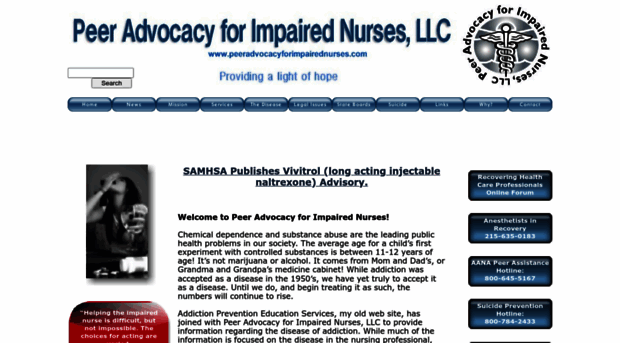 peeradvocacyforimpairednurses.com