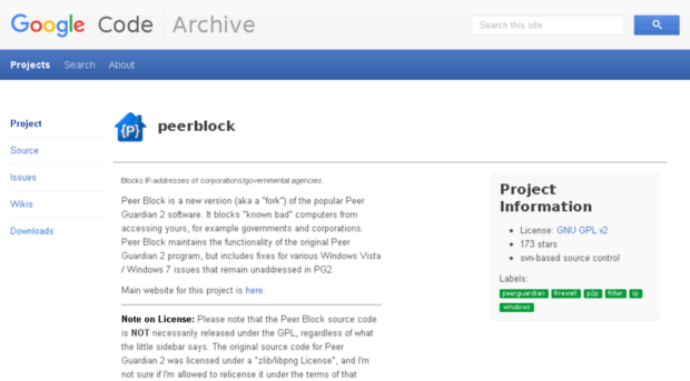 peerblock.googlecode.com