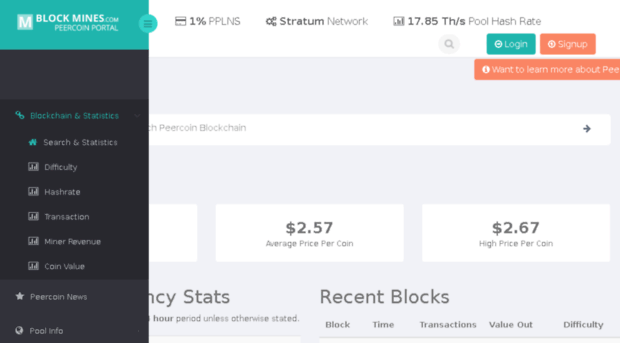 peercoin.blockmines.com