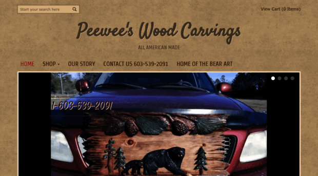 peeweeswoodcarvings.com