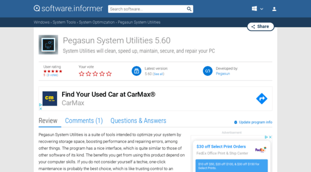 pegasun-system-utilities.software.informer.com