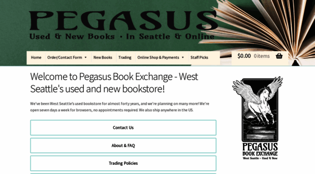 pegasusbookexchange.com