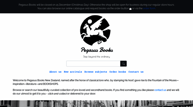 pegasusbooksnz.com