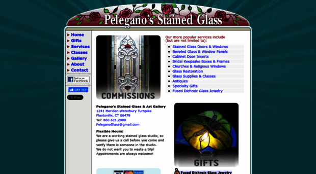 peleganostainedglass.com