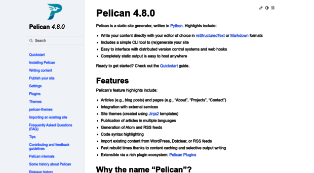 pelican.readthedocs.org