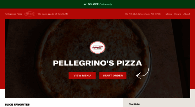 pellegrinospizza.com