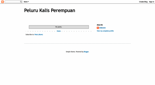 pelurukalisperempuan.blogspot.com