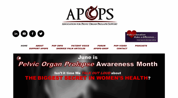 pelvicorganprolapsesupport.org