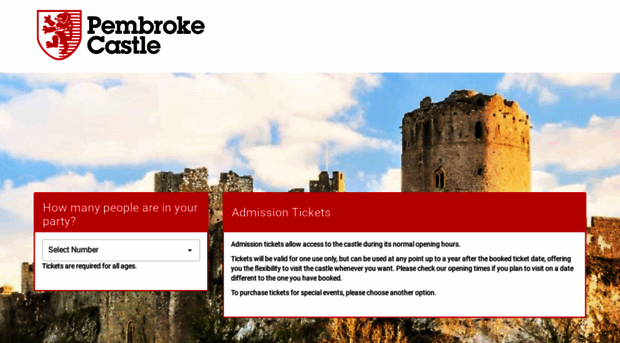 pembrokecastle.cloudtickets.online