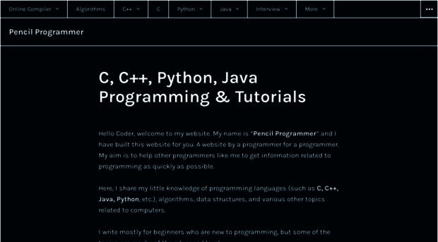 pencilprogrammer.com