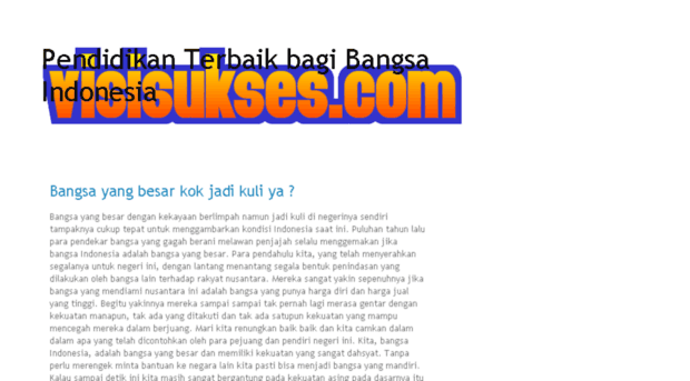 pendidikan.visisukses.com