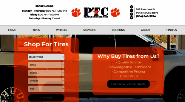 pendletontire.com