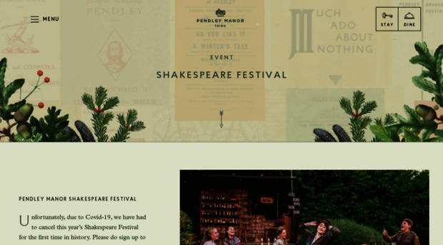 pendleyshakespearefestival.co.uk