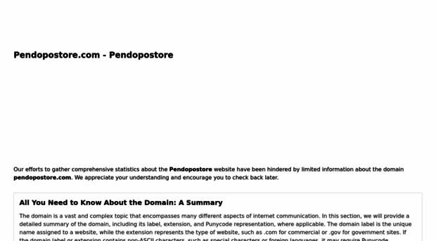 pendopostore.com.ipaddress.com