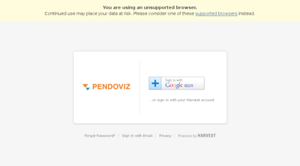 pendoviz.harvestapp.com