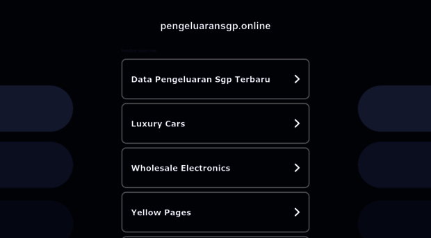 pengeluaransgp.online