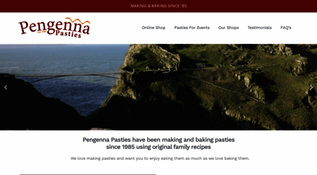 pengennapasties.co.uk