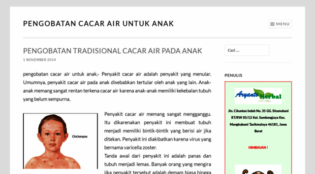 pengobatancacarairuntukanak.wordpress.com