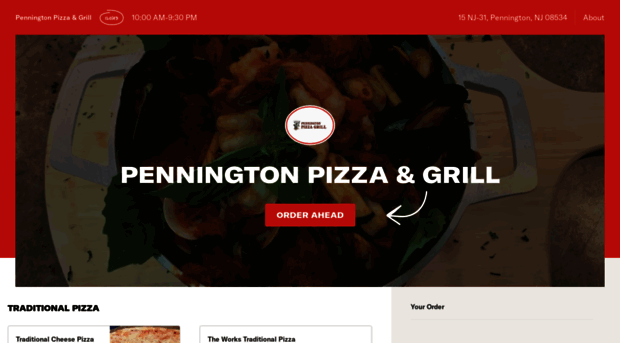 penningtonpizzagrillmenu.com