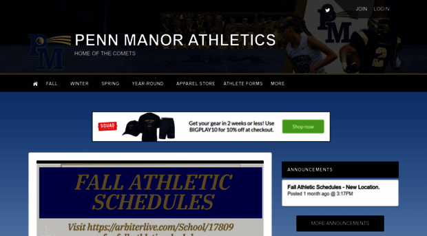 pennmanorathletics.com