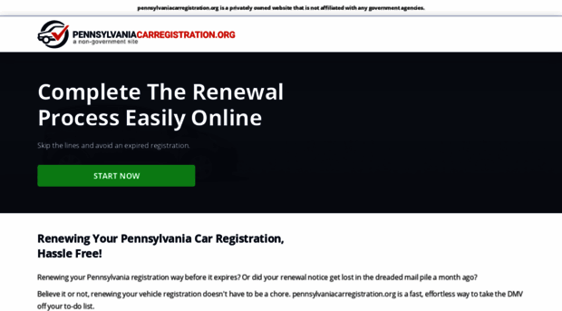 pennsylvaniacarregistration.org