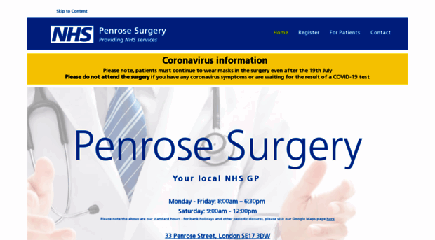 penrosesurgery.nhs.uk