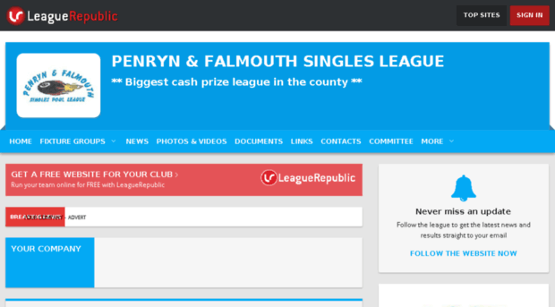 penrynandfalmouthpoolleague.leaguerepublic.com