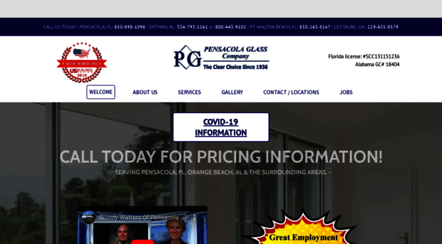 pensacolaglass.com