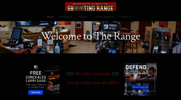 pensacolaindoorshootingrange.com