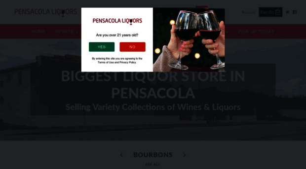 pensacolaliquors.com